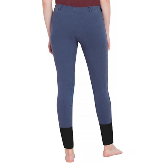 NWT TuffRider Women Size 26 Denim Equestrian Breeches Horse Riding Button Pants - Picture 4 of 13